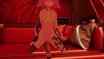 VTuber Does Hot and Heavy Masturbation with a Dildo